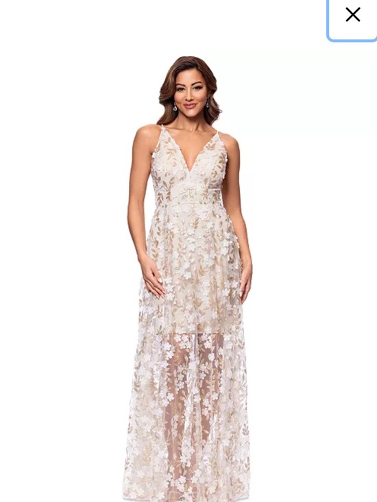 Xscape Dresses & Skirts - XSCAPE Women's Sequin Embellished V-Neck Sleeveless Gown